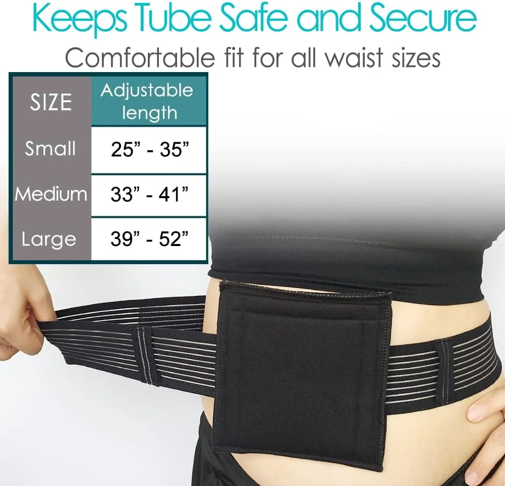 نگهدارنده لوله G کمربند کاتتر دیالیز صفاقی برای محکم کردن لوله های تغذیه پزشکی گاستروستومی Gtube PEG J Tube با پد اسفنجی مربعی بزرگتر 6 اینچی لوازم جانبی برای بزرگسالان زنان مردان مشکی نگهدارنده لوله G کمربند کاتتر دیالیز صفاقی برای محکم کردن لوله های تغذیه پزشکی گاستروستومی Gtube PEG J Tube با پد اسفنجی مربعی بزرگتر 6 اینچی لوازم جانبی برای بزرگسالان زنان مردان مشکی