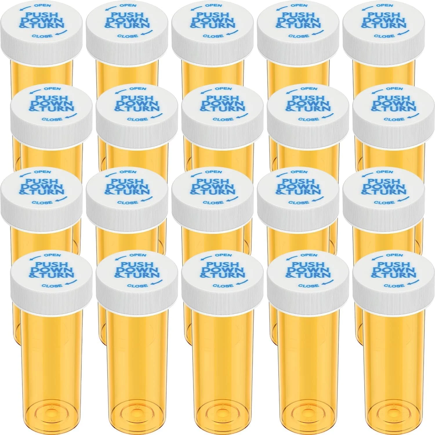 بطری های خالی پلاستیکی دارو NALACAL با درب مقاوم در برابر کودک، ظروف کوچک دارویی 6 درام، ویال های مسافرتی، سازمان دهنده های بادوام و ضد آب (بسته 20 عددی) بطری های خالی پلاستیکی دارو NALACAL با درب مقاوم در برابر کودک، ظروف کوچک دارویی 6 درام، ویال های مسافرتی، سازمان دهنده های بادوام و ضد آب (بسته 20 عددی)