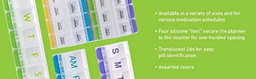 جعبه قرص روزانه کلیوی شکل Acu-Life: 184A جعبه قرص روزانه کلیوی شکل Acu-Life: 184A