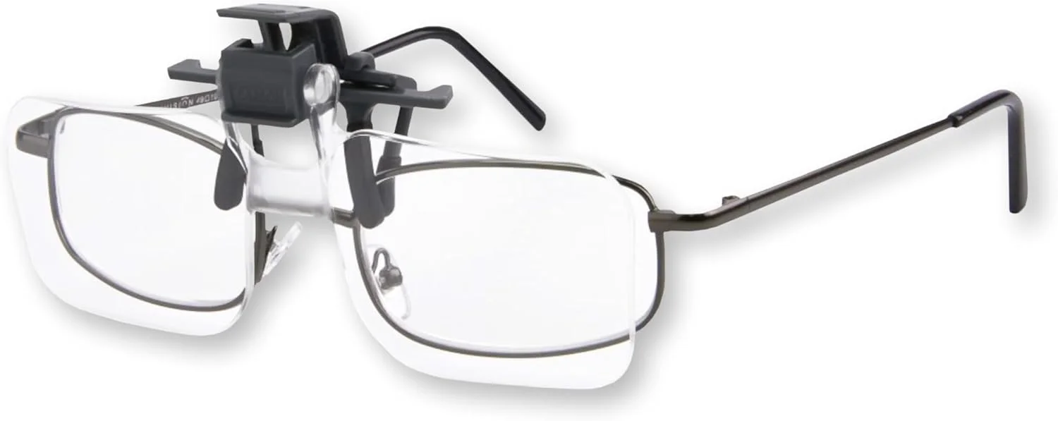 لنزهای ذره بینی گیره ای و چرخشی 1.5x (+2.25) کارسون مدل OD-10، خاکستری