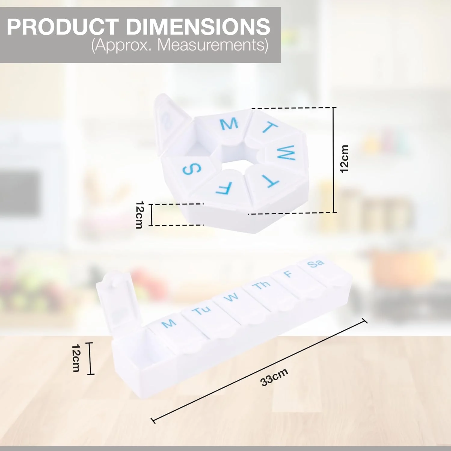 ست جعبه قرص و دارو 7 روزه - 2 جعبه قرص هفتگی، 1 جعبه قرص افقی بلند بدون BPA، 1 جعبه قرص شش ضلعی، محفظه های دوز برای مکمل ها و مصارف پزشکی، مدیریت دارو ست جعبه قرص و دارو 7 روزه - 2 جعبه قرص هفتگی، 1 جعبه قرص افقی بلند بدون BPA، 1 جعبه قرص شش ضلعی، محفظه های دوز برای مکمل ها و مصارف پزشکی، مدیریت دارو
