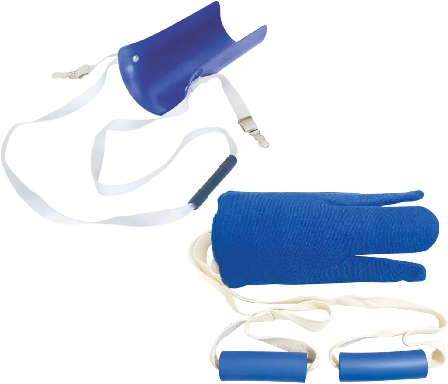 ابزار کمکی ترکیبی پلاستیکی قالب‌گیری شده و جوراب‌پوش حوله‌ای - دو ابزار کمک پوشیدن جوراب در یک بسته برای بزرگسالان و سالمندان