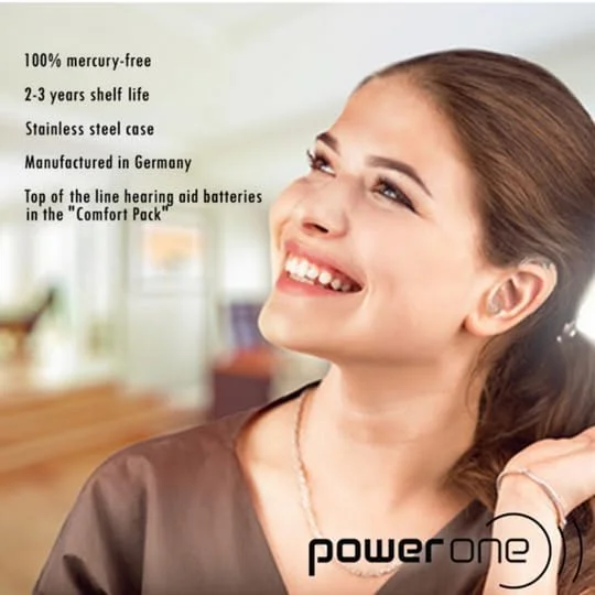 بسته 30 عددی باتری سمعک PowerOne سایز 312