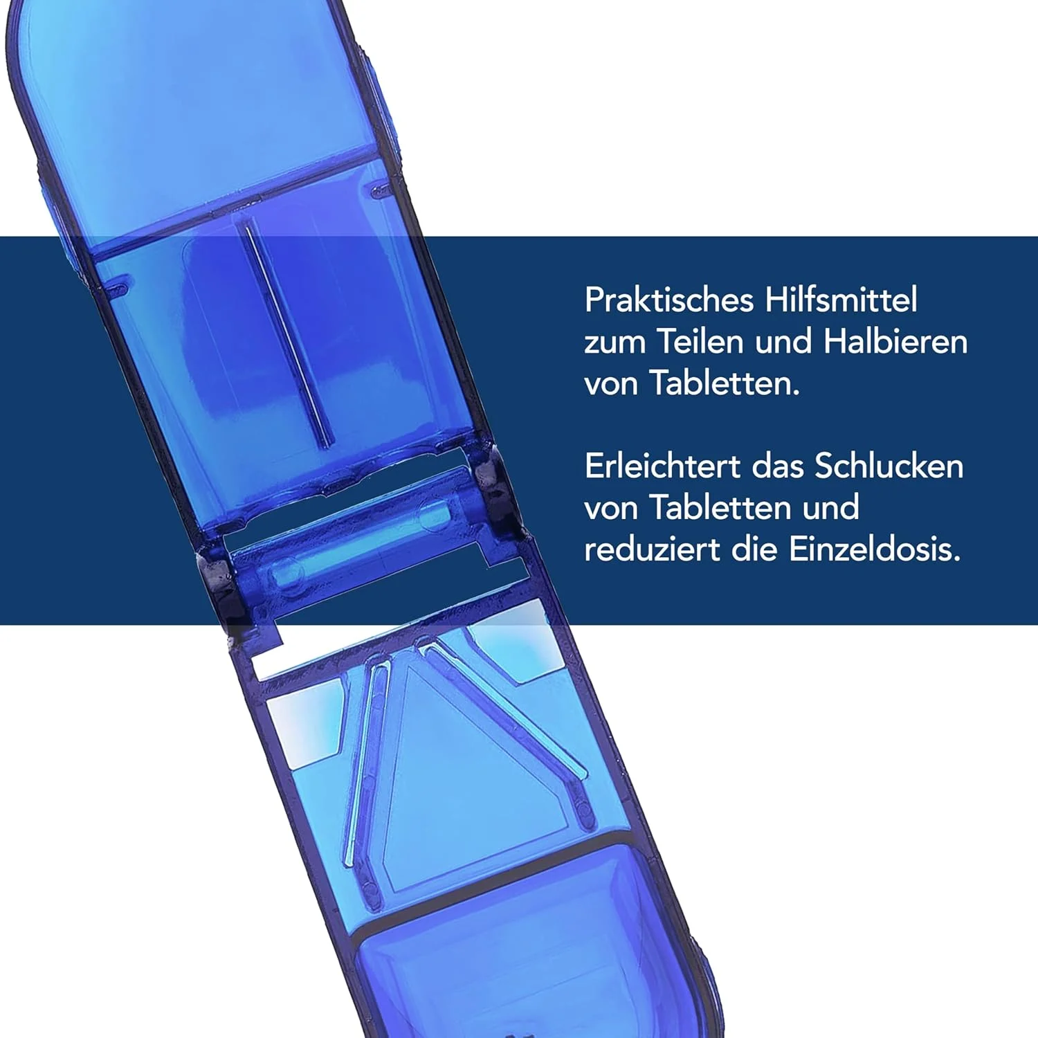 قرص خرد کن کمک های اولیه، آبی، پلاستیکی، P-100021 واحد