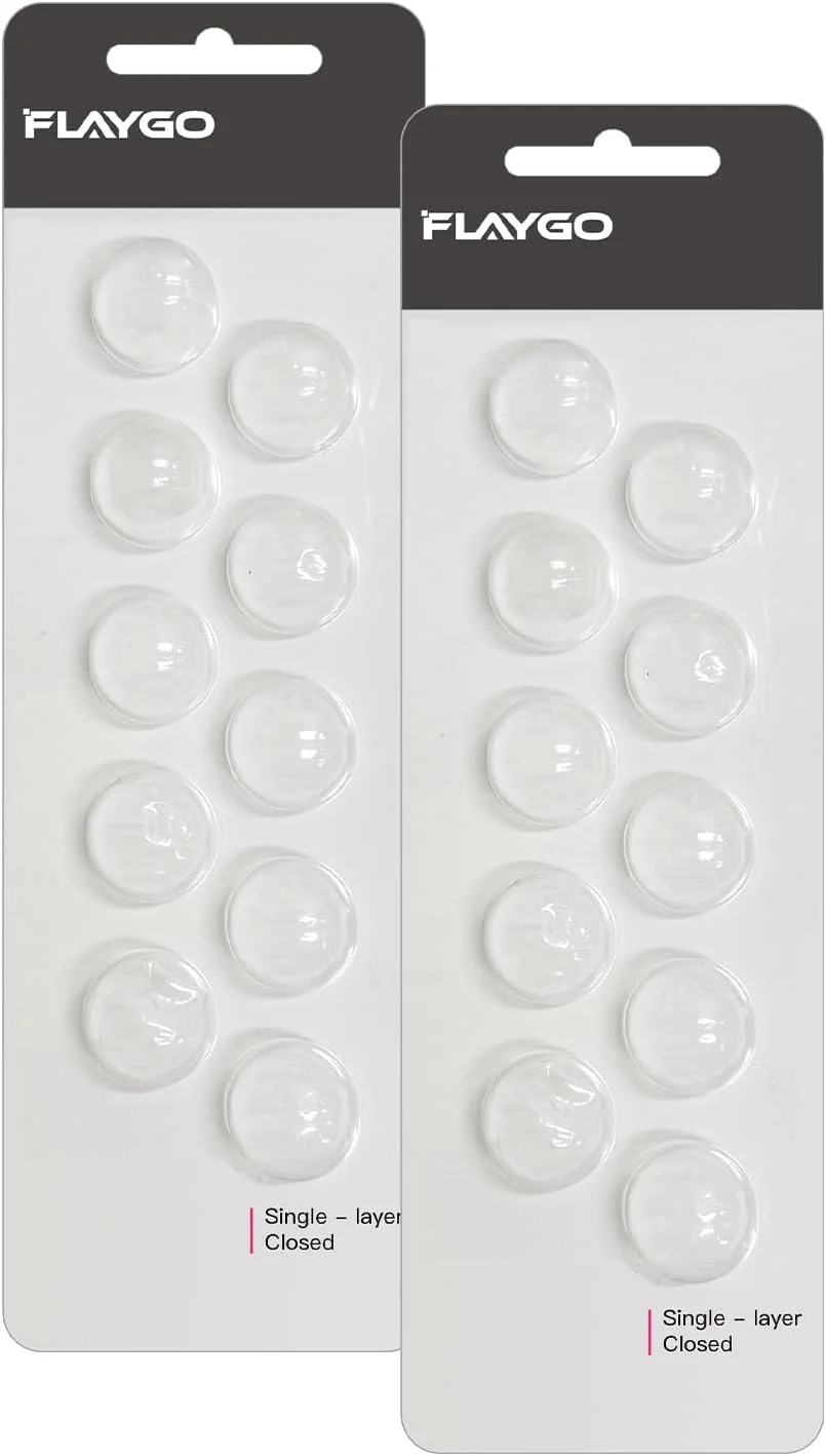 سری جایگزین گنبدی برای سمعک - گنبدهای بسته دولایه (8 میلی متر/2 بسته)، مواد سیلیکونی با گرید پزشکی، گنبدهای جهانی برای لوازم سمعک.