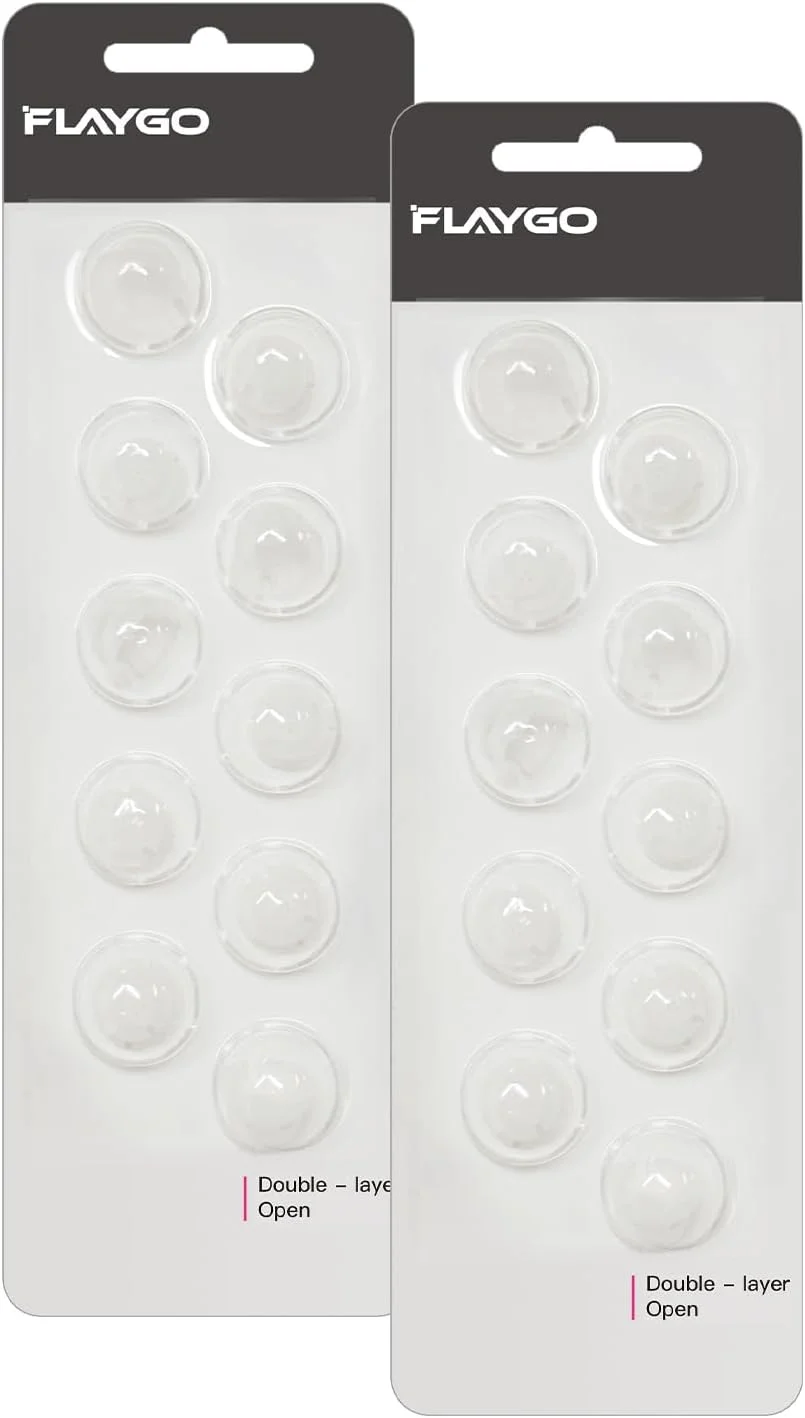 سری های جایگزین سمعک برای Oticon - طراحی باز دولایه برای سمعک های پشت گوشی (6 میلی متر/2 بسته)، مواد سیلیکونی با گرید پزشکی، سری های یونیورسال برای لوازم جانبی سمعک Oticon