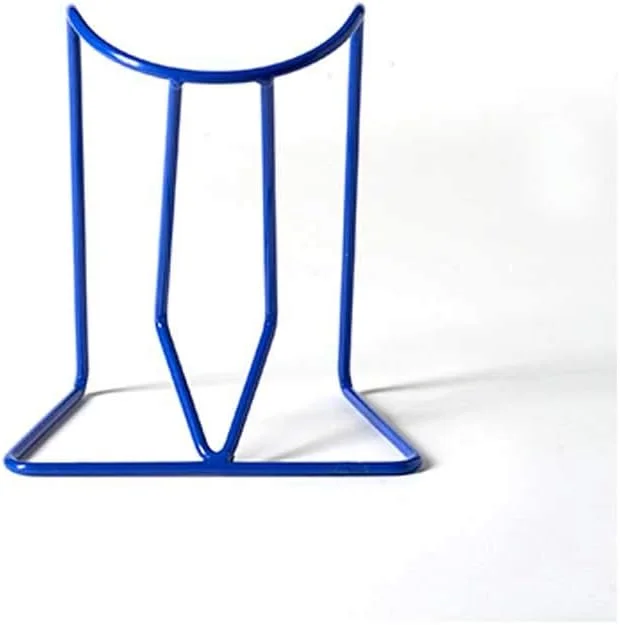 کمک کننده جوراب پوش کوچک ایزی-آن شرکت هلپینگ هند. ابزار کمکی برای پوشیدن جوراب های فشاری زنانه و مردانه، آبی