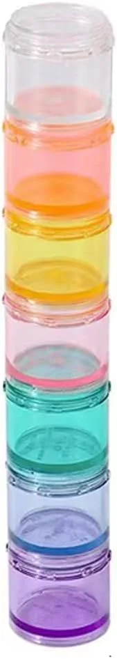 جعبه قرص، جعبه تقسیم قرص هفتگی، جعبه قرص ۷ روزه، ۱ بار در روز، تقسیم کننده دارویی، جعبه قرص مسافرتی، جعبه تقسیم قرص قابل مونتاژ برای ویتامین ها، مکمل ها و داروها