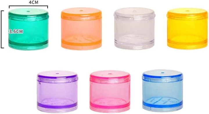 جعبه قرص، جعبه تقسیم قرص هفتگی، جعبه قرص ۷ روزه، ۱ بار در روز، تقسیم کننده دارویی، جعبه قرص مسافرتی، جعبه تقسیم قرص قابل مونتاژ برای ویتامین ها، مکمل ها و داروها