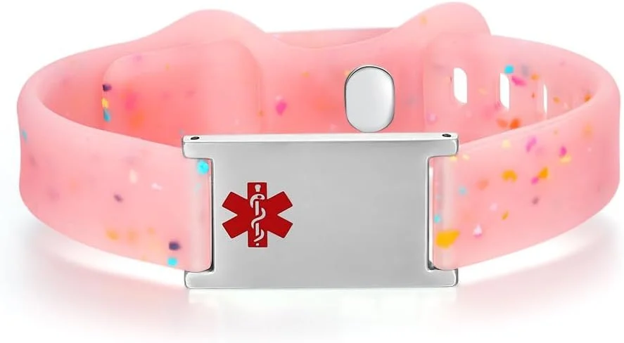 دستبند هشدار پزشکی کارتونی LinnaLove هدیه والدین به پسر، دختر، برادر، خواهر