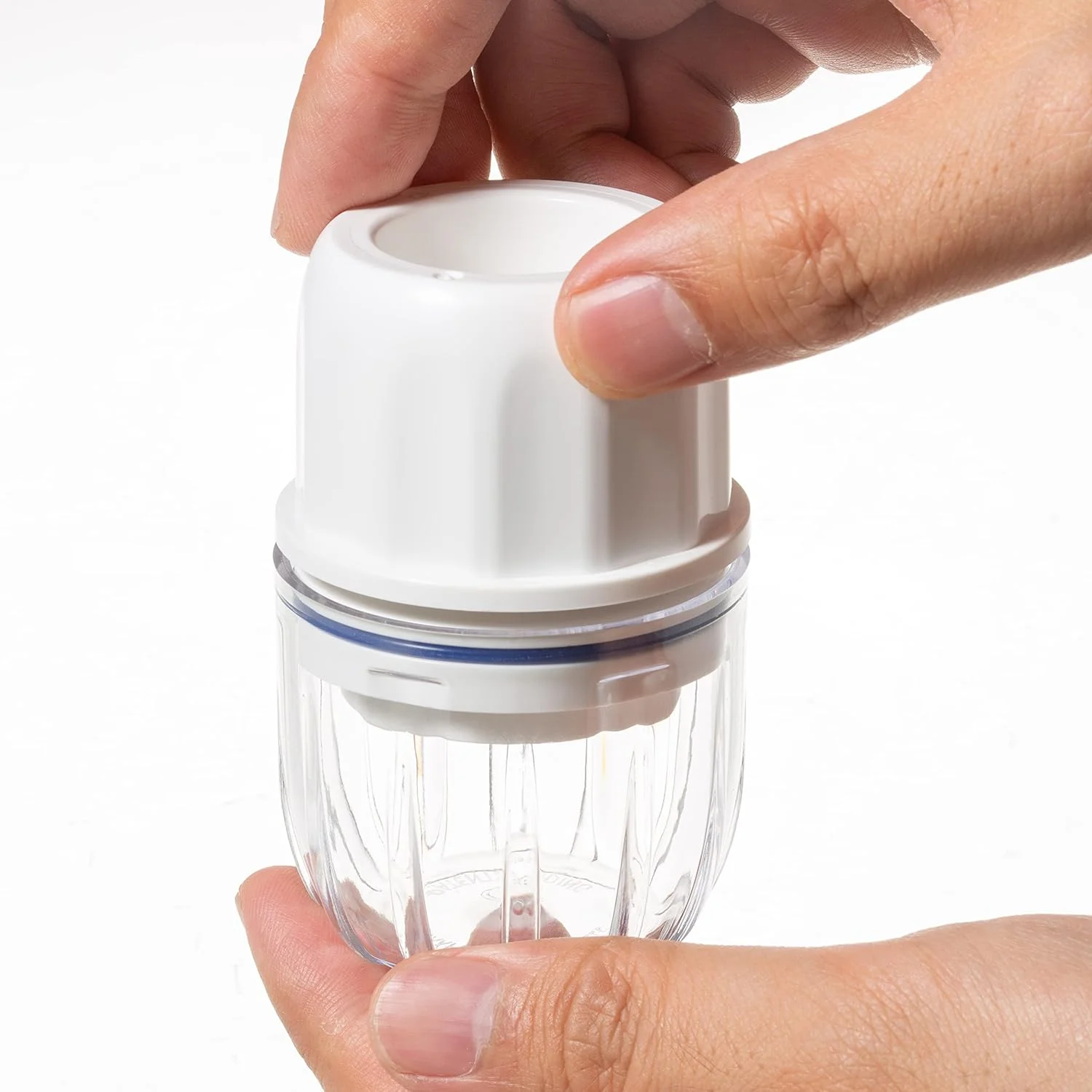 قرص خرد کن و آسیاب کننده سبک - قرص خرد کن سایز کوچک - آسیاب کننده ویتامین و قرص - پودر کننده قرص - آسیاب کننده دارو با فنجان - داروی پودر ریز (آبی)