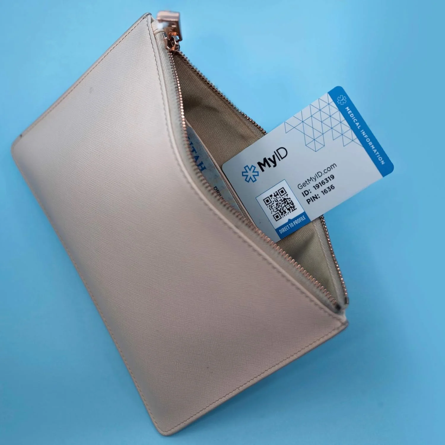 کارت شناسایی پزشکی MyID، کارت تماس اضطراری. تمام اطلاعات پزشکی خود را برای مواقع اضطراری ذخیره کنید کارت شناسایی پزشکی MyID، کارت تماس اضطراری. تمام اطلاعات پزشکی خود را برای مواقع اضطراری ذخیره کنید