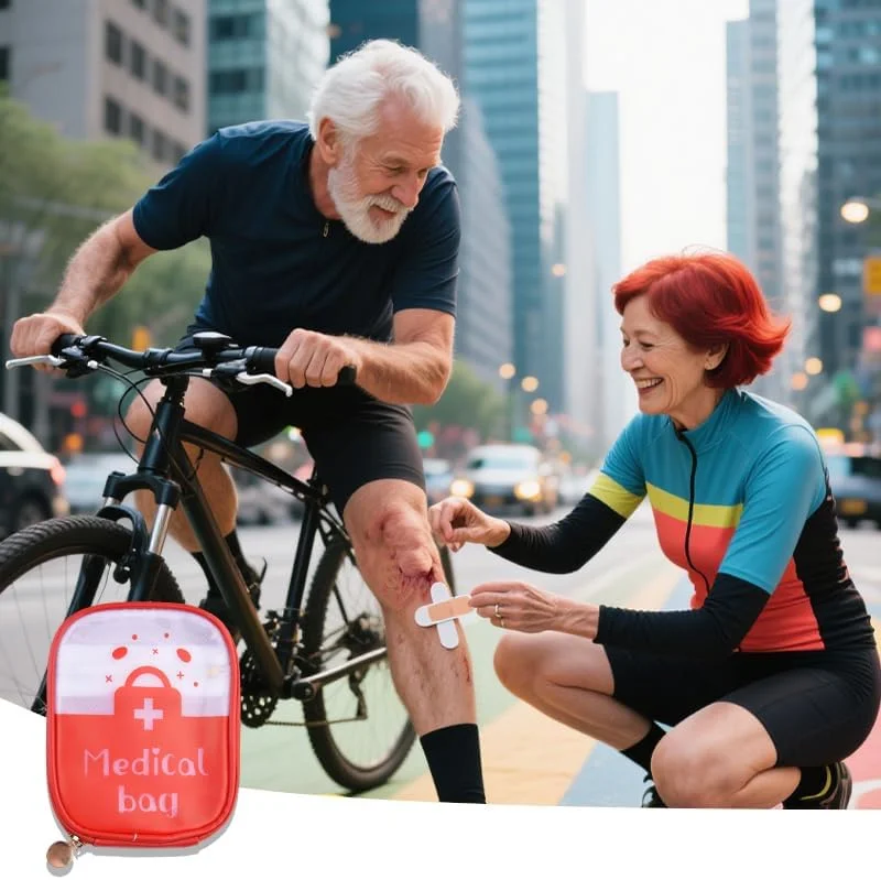 کیف نگهداری و سازماندهی دارو برای سفر، جعبه دارویی شفاف و ضدآب، کیف کوچک کمک های اولیه، کیف پزشکی قرمز قابل حمل برای خانه، کمپینگ، پیاده روی، کیف دارو برای پرستار و پزشک