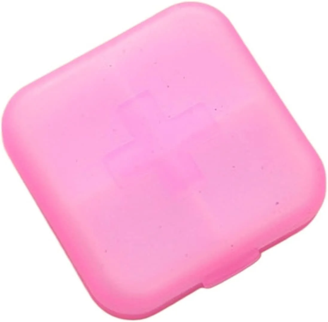 جعبه کوچک نگهدارنده لوازم، جعبه قرص تبلت 4 قسمتی، جعبه مسافرتی، محفظه نگهداری دارو، جعبه های توزیع پزشکی (سایز: Hortel)