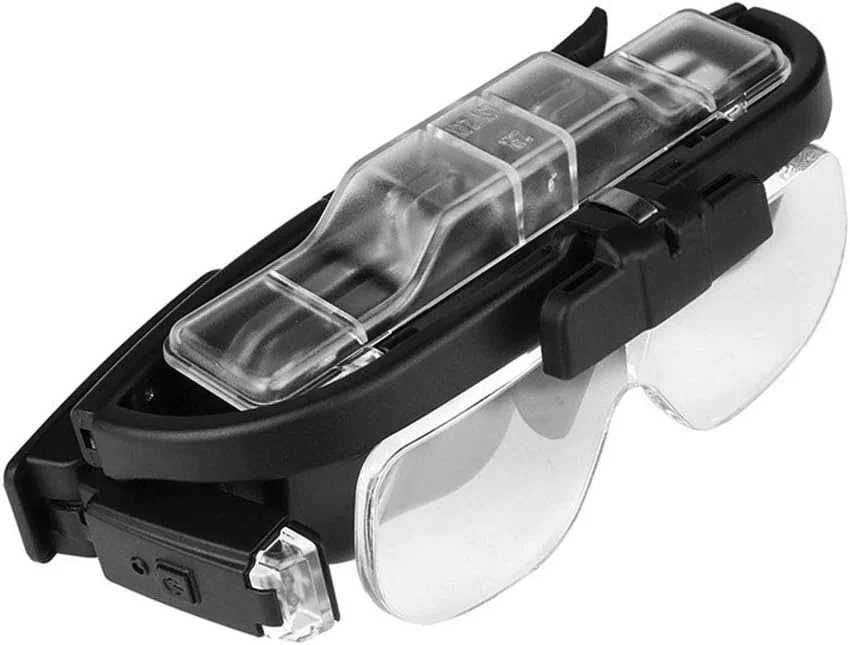 ذره بین های بزرگنمایی Mengshen با قابلیت شارژ USB، هدبند با قابلیت تنظیم و آزاد کننده دست با چراغ LED، دارای 6 لنز قابل تنظیم 1.5X 2.0X 2.5X 3.5X 4.0X 4.5X، مناسب برای تعمیر، مطالعه و زیبایی ذره بین های بزرگنمایی Mengshen با قابلیت شارژ USB، هدبند با قابلیت تنظیم و آزاد کننده دست با چراغ LED، دارای 6 لنز قابل تنظیم 1.5X 2.0X 2.5X 3.5X 4.0X 4.5X، مناسب برای تعمیر، مطالعه و زیبایی