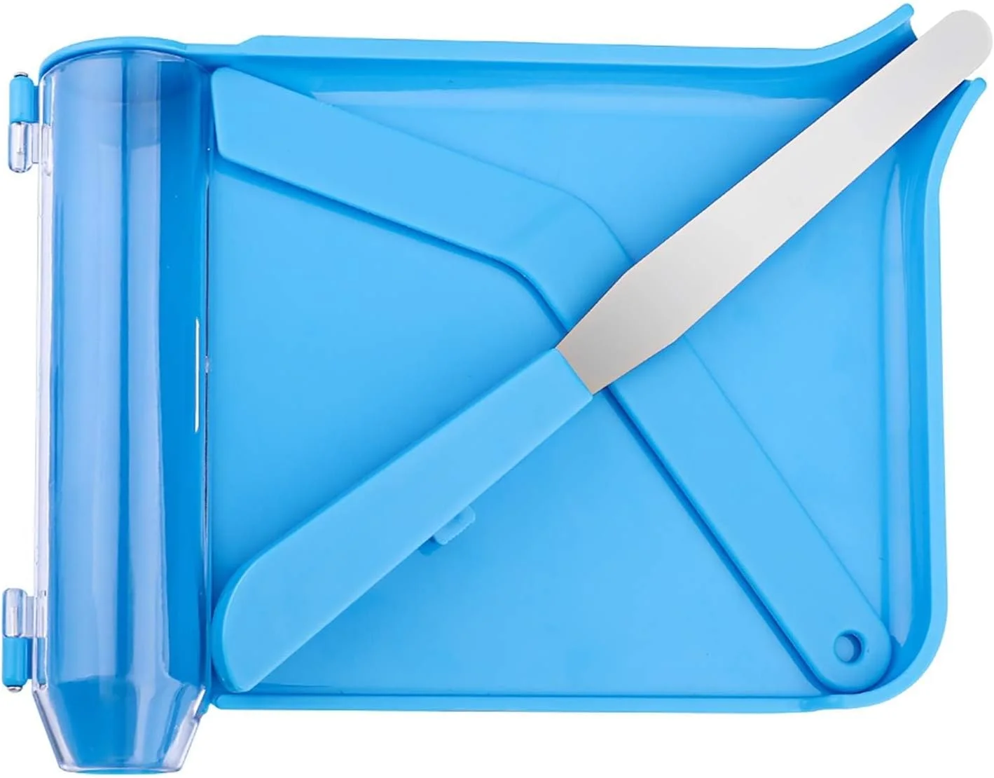 سینی شمارش قرص دست راست Opret با 2 کاردک، شمارنده قرص با یک کاردک مستقیم و یک کاردک L شکل برای داروخانه برای شمارش قرص ها و داروها