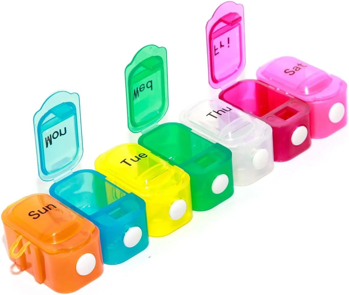 جعبه قرص 7 روزه ایمن + مطمئن و بازشو