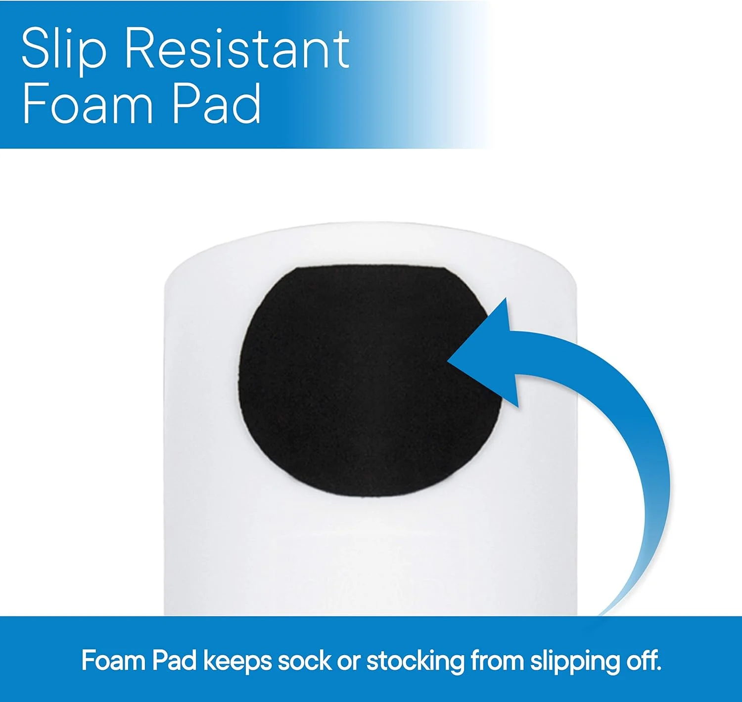 کمک کننده جوراب لوکس RMS - ابزار پوشیدن جوراب با دسته های فومی