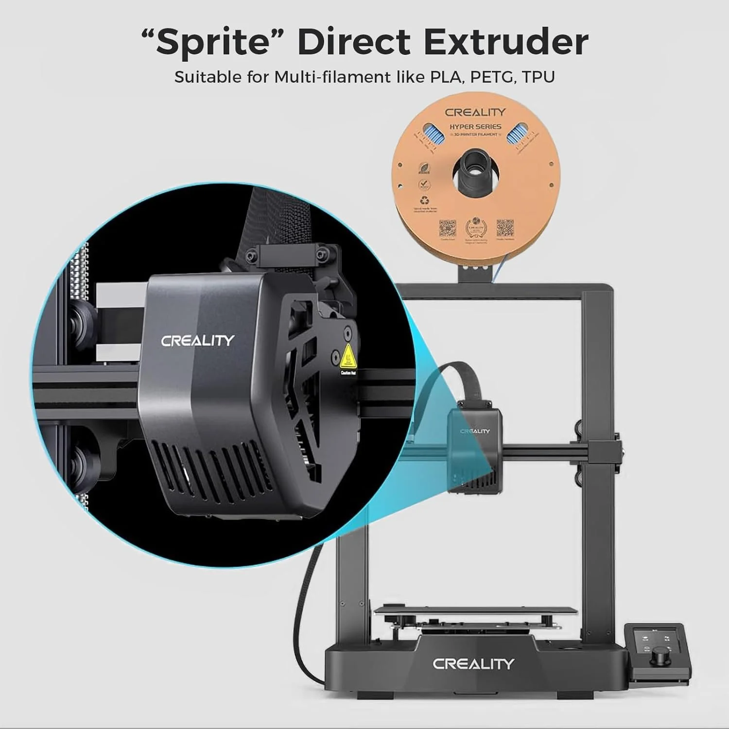 پرینتر سه بعدی Creality، سرعت چاپ 250 میلیمتر بر ثانیه، پرینترهای سه بعدی DIY با تراز خودکار CR Touch، اکسترودر مستقیم Sprite، بارگذاری خودکار فیلامنت محور دوگانه Z و محور Y، اندازه چاپ 22×22×25 سانتیمتر، Ender 3 V3 SE پرینتر سه بعدی Creality، سرعت چاپ 250 میلیمتر بر ثانیه، پرینترهای سه بعدی DIY با تراز خودکار CR Touch، اکسترودر مستقیم Sprite، بارگذاری خودکار فیلامنت محور دوگانه Z و محور Y، اندازه چاپ 22×22×25 سانتیمتر، Ender 3 V3 SE