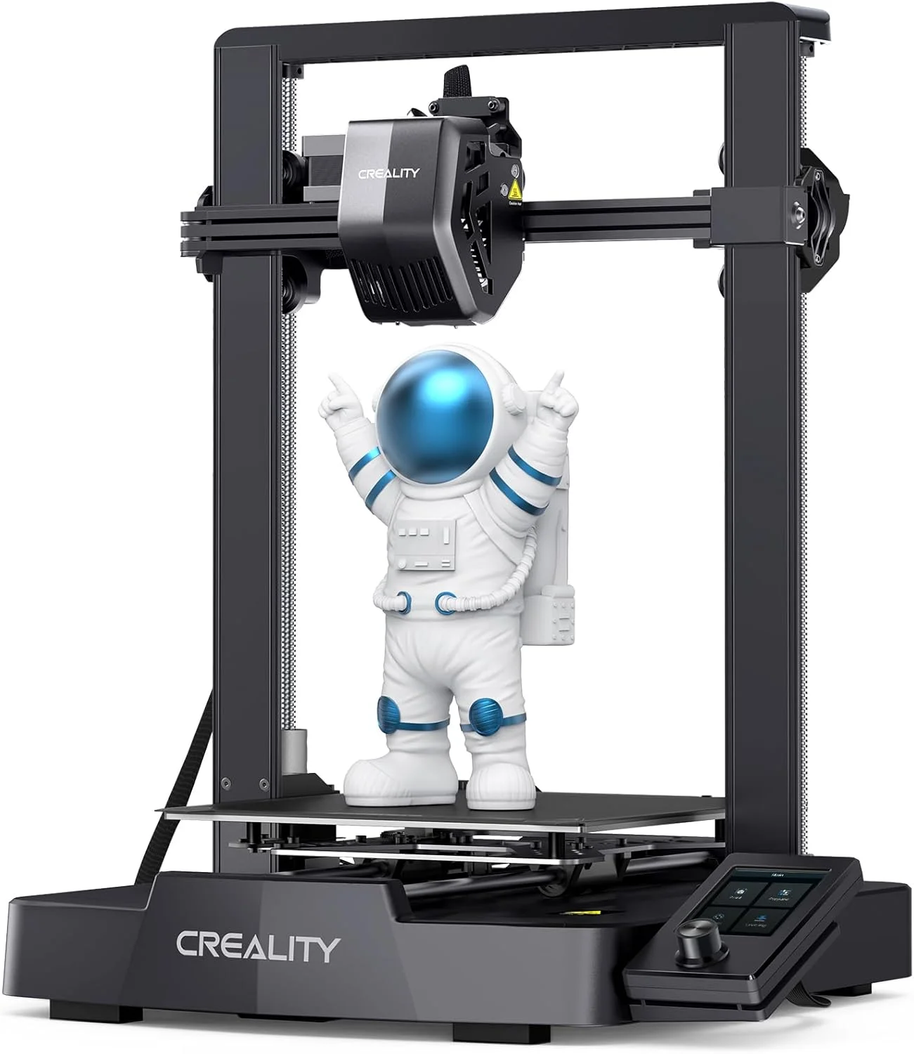 پرینتر سه بعدی Creality Ender 3 V3 SE، سرعت چاپ سریعتر 250 میلی‌متر بر ثانیه، ارتقاء CR Touch Auto Leveling، اکسترودر Direct Drive، محور دوگانه Z، بارگیری فیلامنت خودکار، اندازه چاپ 8.66x8.66x9.84 اینچ