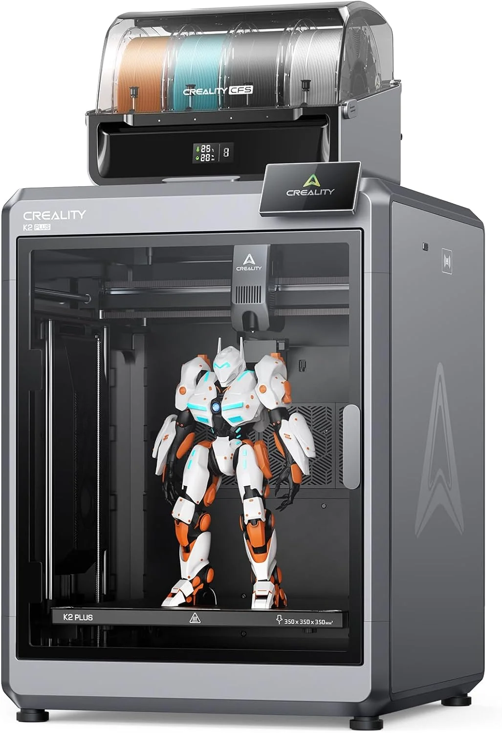 پرینتر سه بعدی Creality K2 Plus Combo، چاپ چند رنگ با CFS جدید، حداکثر سرعت چاپ 600 میلی متر بر ثانیه، تراز اتوماتیک کامل، اکسترودر درایو مستقیم نسل جدید، دوربین دوگانه هوش مصنوعی، حجم ساخت 350 * 350 * 350 میلی متر پرینتر سه بعدی Creality K2 Plus Combo، چاپ چند رنگ با CFS جدید، حداکثر سرعت چاپ 600 میلی متر بر ثانیه، تراز اتوماتیک کامل، اکسترودر درایو مستقیم نسل جدید، دوربین دوگانه هوش مصنوعی، حجم ساخت 350 * 350 * 350 میلی متر