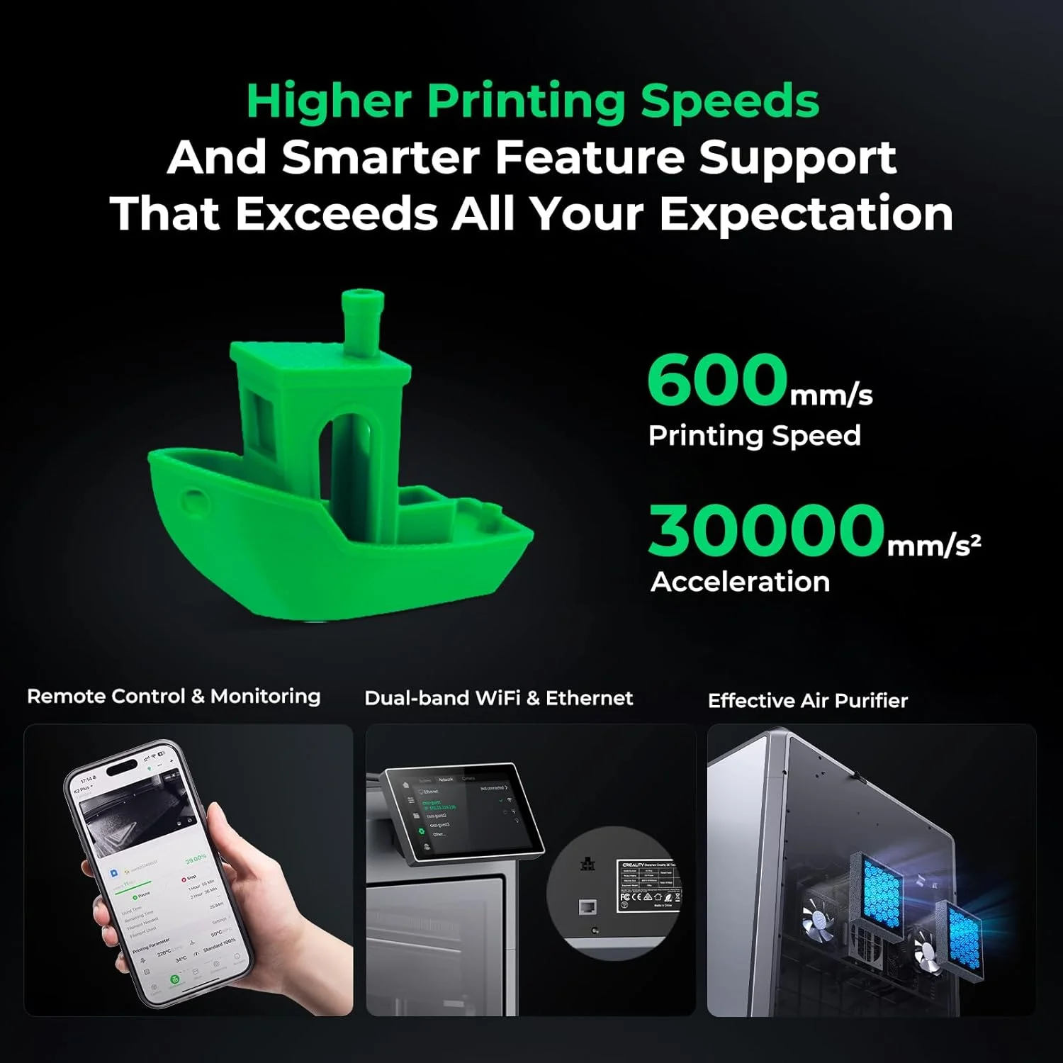 پرینتر سه بعدی Creality K2 Plus Combo، چاپ چند رنگ با CFS جدید، حداکثر سرعت چاپ 600 میلی متر بر ثانیه، تراز اتوماتیک کامل، اکسترودر درایو مستقیم نسل جدید، دوربین دوگانه هوش مصنوعی، حجم ساخت 350 * 350 * 350 میلی متر پرینتر سه بعدی Creality K2 Plus Combo، چاپ چند رنگ با CFS جدید، حداکثر سرعت چاپ 600 میلی متر بر ثانیه، تراز اتوماتیک کامل، اکسترودر درایو مستقیم نسل جدید، دوربین دوگانه هوش مصنوعی، حجم ساخت 350 * 350 * 350 میلی متر