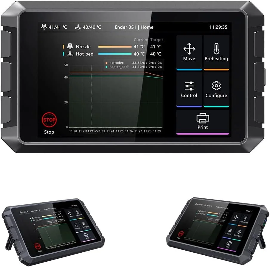 پد هوشمند چاپ سه بعدی Creality Official Sonic Pad مبتنی بر سیستم عامل Klipper با سرعت و کیفیت چاپ بالاتر برای پرینترهای سه بعدی FDM Ender 3 V2/Ender 3 S1/Ender 3 S1 Pro پد هوشمند چاپ سه بعدی Creality Official Sonic Pad مبتنی بر سیستم عامل Klipper با سرعت و کیفیت چاپ بالاتر برای پرینترهای سه بعدی FDM Ender 3 V2/Ender 3 S1/Ender 3 S1 Pro