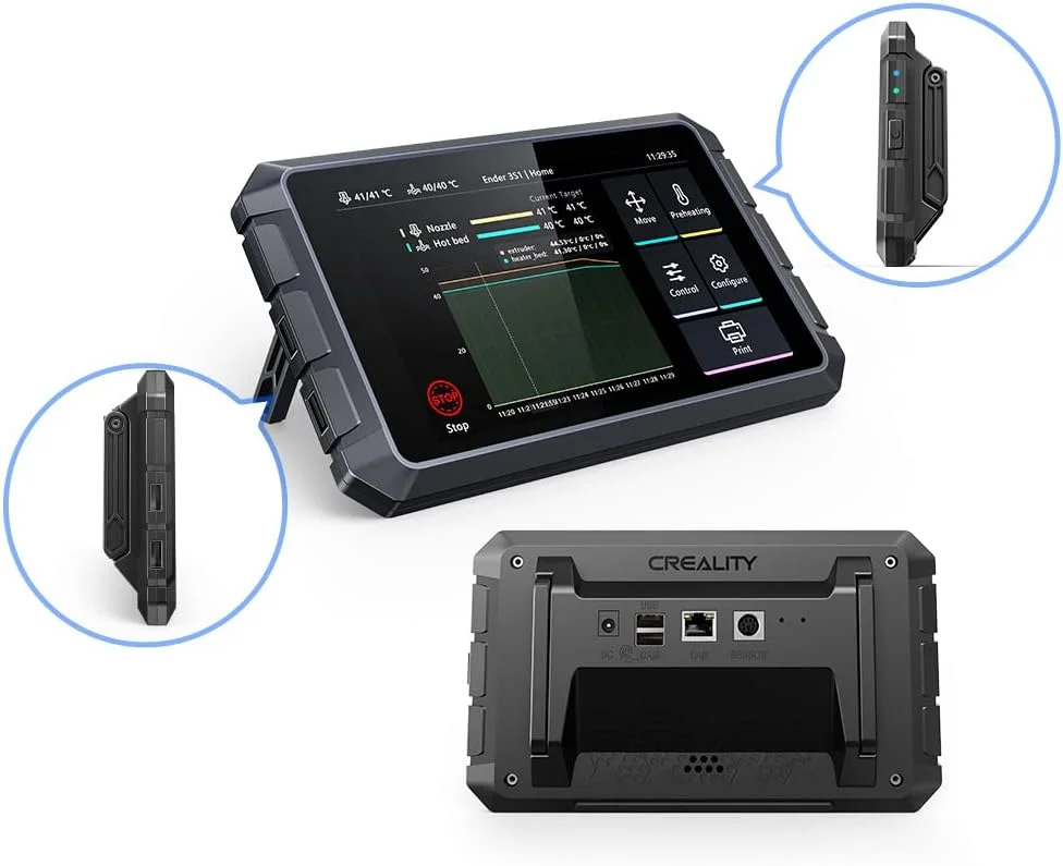 پد هوشمند چاپ سه بعدی Creality Official Sonic Pad مبتنی بر سیستم عامل Klipper با سرعت و کیفیت چاپ بالاتر برای پرینترهای سه بعدی FDM Ender 3 V2/Ender 3 S1/Ender 3 S1 Pro پد هوشمند چاپ سه بعدی Creality Official Sonic Pad مبتنی بر سیستم عامل Klipper با سرعت و کیفیت چاپ بالاتر برای پرینترهای سه بعدی FDM Ender 3 V2/Ender 3 S1/Ender 3 S1 Pro