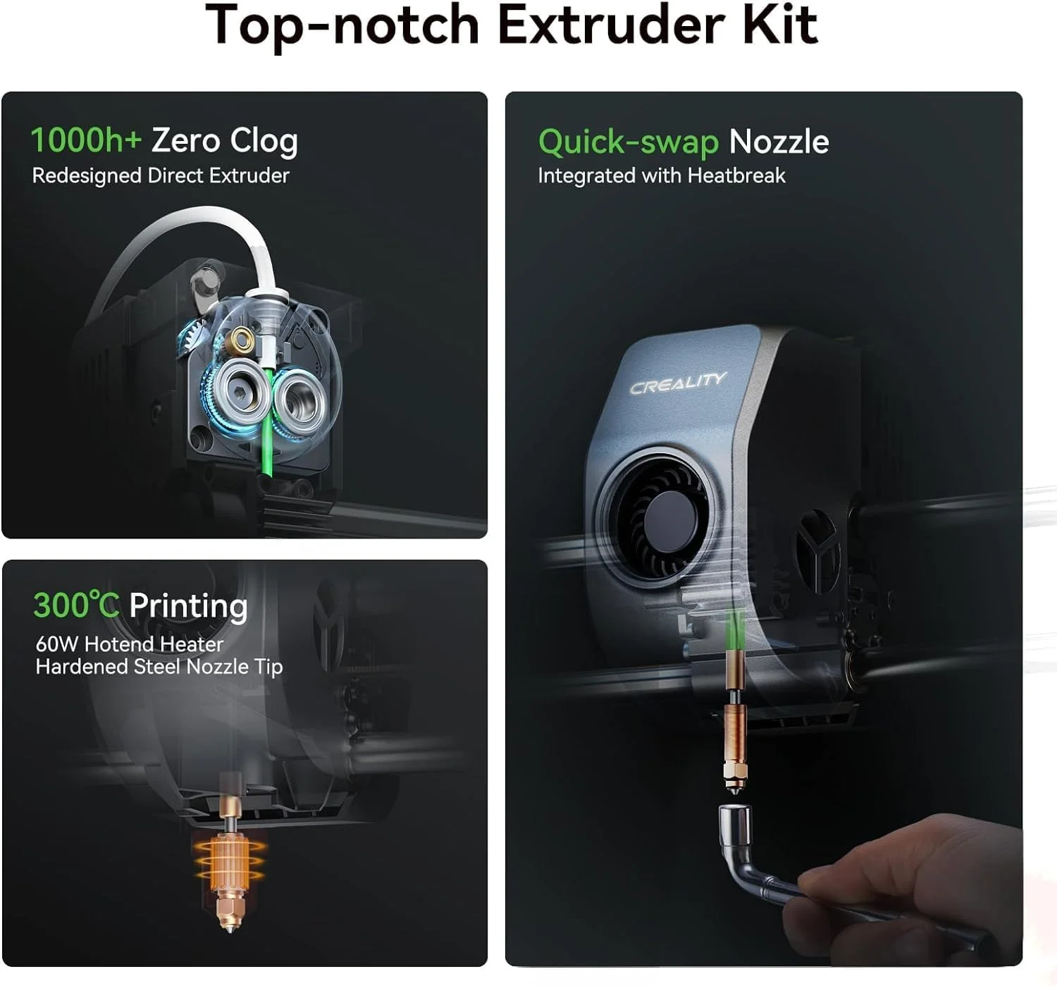 پرینتر سه بعدی 3IDEA CR Ender 3 V3، سرعت بالای 600 میلی‌متر بر ثانیه با ساختار تمام فلزی، CoreXZ جدید با اکسترودر مستقیم دو دنده، هات‌اند 60 واتی 300 درجه سانتیگراد، پرینترهای سه بعدی خودت بساز 8.66x8.66x9.84 اینچ