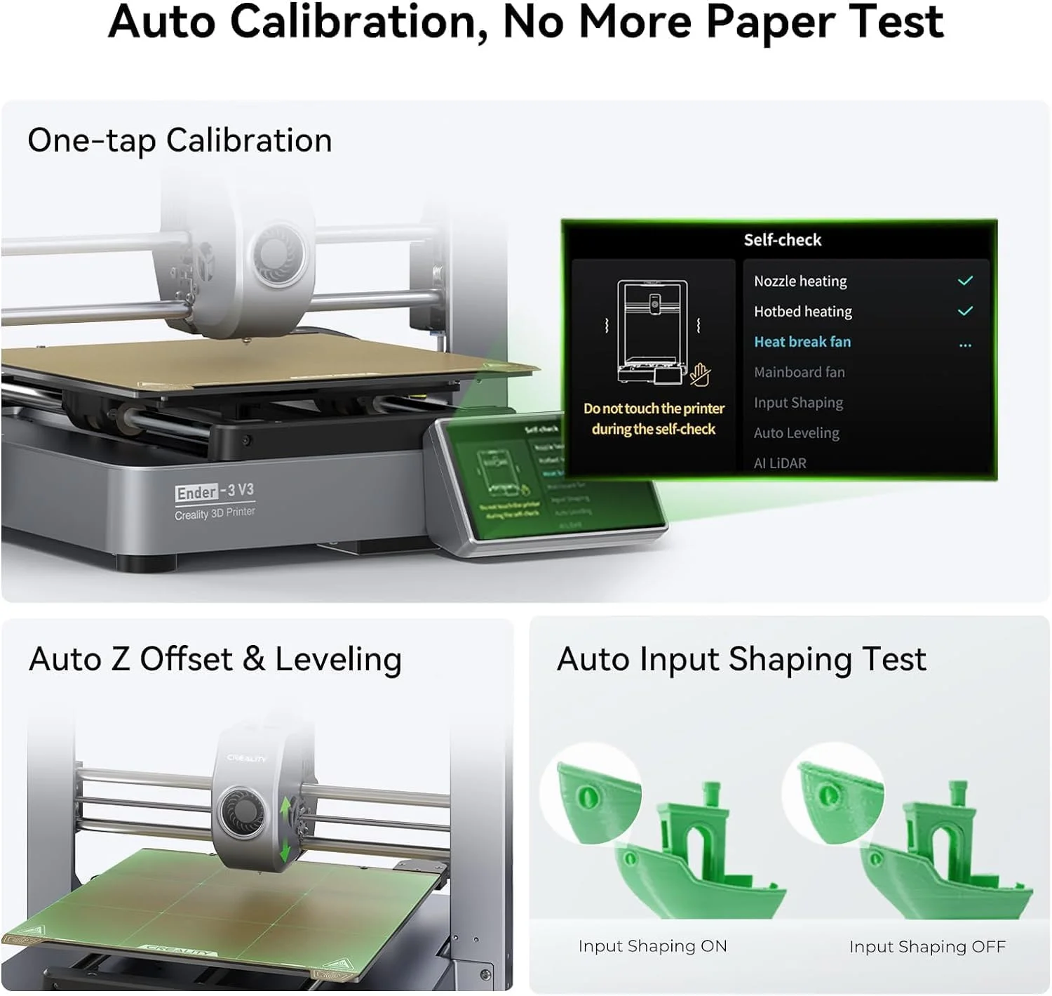 پرینتر سه بعدی 3IDEA CR Ender 3 V3، سرعت بالای 600 میلی‌متر بر ثانیه با ساختار تمام فلزی، CoreXZ جدید با اکسترودر مستقیم دو دنده، هات‌اند 60 واتی 300 درجه سانتیگراد، پرینترهای سه بعدی خودت بساز 8.66x8.66x9.84 اینچ