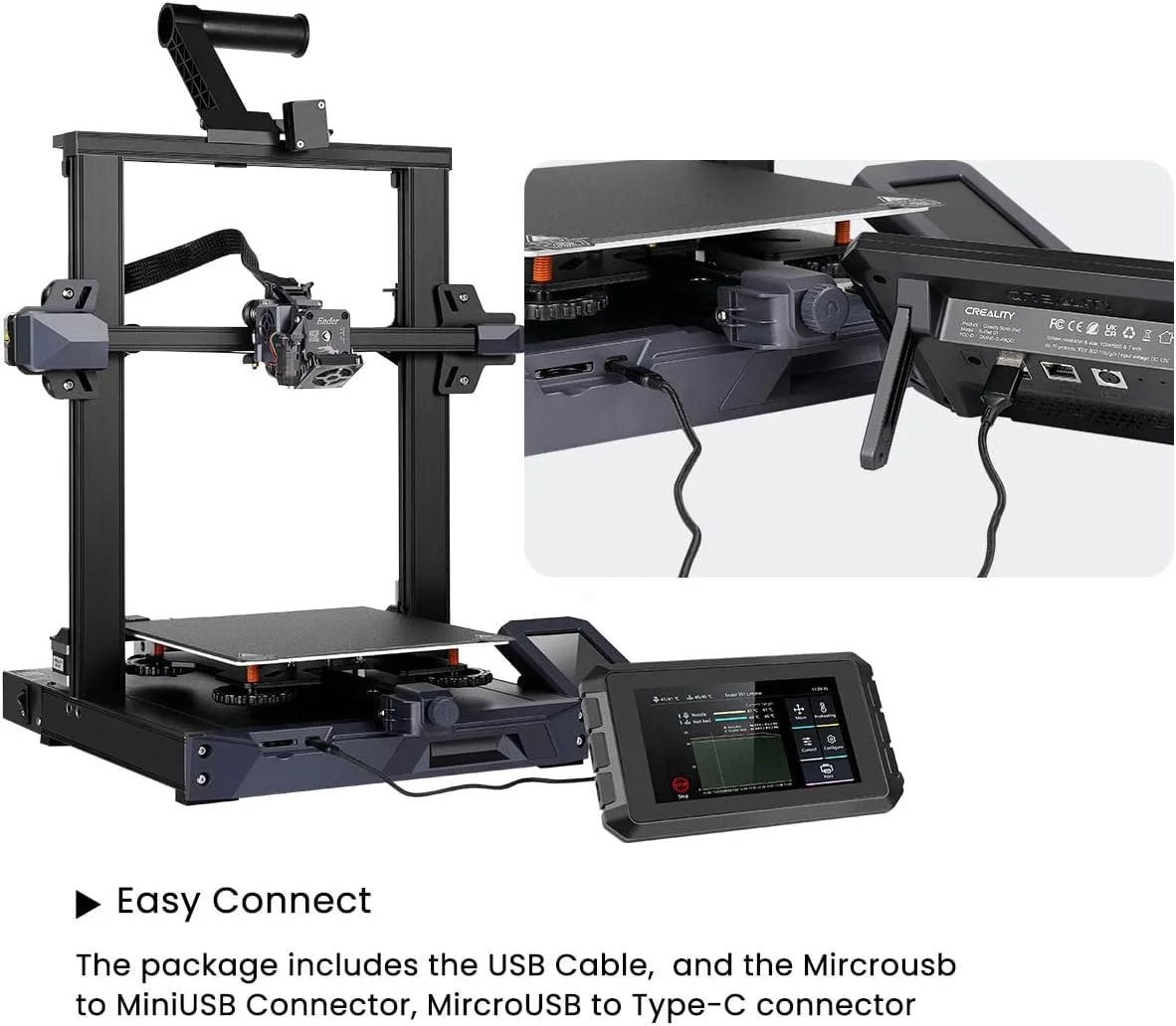 پد هوشمند چاپ سه بعدی Creality Official Sonic Pad مبتنی بر سیستم عامل Klipper با سرعت و کیفیت چاپ بالاتر برای پرینترهای سه بعدی FDM Ender 3 V2/Ender 3 S1/Ender 3 S1 Pro پد هوشمند چاپ سه بعدی Creality Official Sonic Pad مبتنی بر سیستم عامل Klipper با سرعت و کیفیت چاپ بالاتر برای پرینترهای سه بعدی FDM Ender 3 V2/Ender 3 S1/Ender 3 S1 Pro