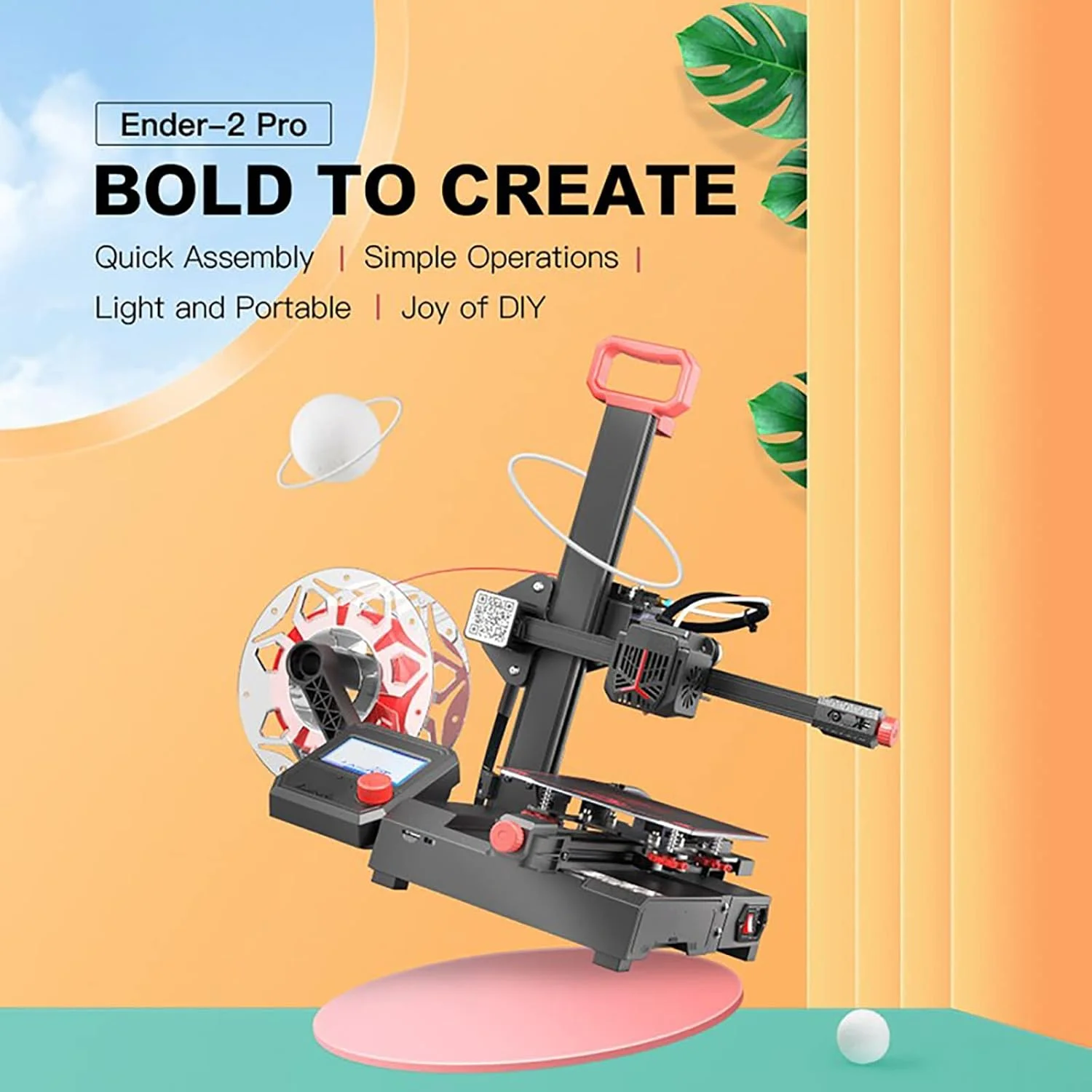 پرینتر سه بعدی FDM رومیزی قابل حمل با مونتاژ سریع و وزن سبک، مادربرد بی صدا 32 بیتی، ساختار کنسولی، دارای عملکرد از سرگیری چاپ داخلی، 16.5 * 16.5 * 17.8 سانتی متر پرینتر سه بعدی FDM رومیزی قابل حمل با مونتاژ سریع و وزن سبک، مادربرد بی صدا 32 بیتی، ساختار کنسولی، دارای عملکرد از سرگیری چاپ داخلی، 16.5 * 16.5 * 17.8 سانتی متر