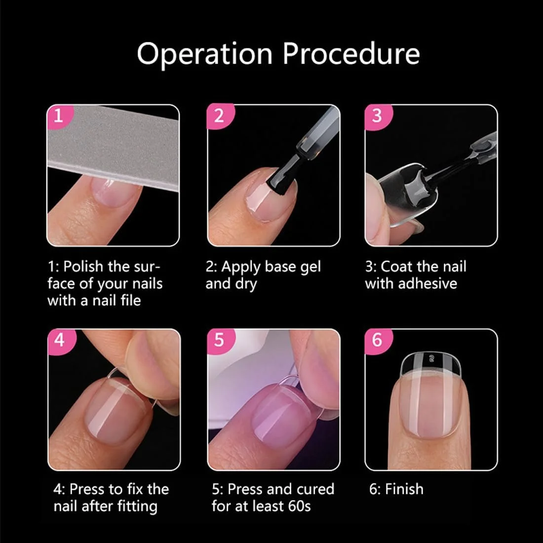 ۲۴۰ عدد ناخن مصنوعی بادامی کوتاه ۲۴۰ عدد ناخن مصنوعی بادامی کوتاه