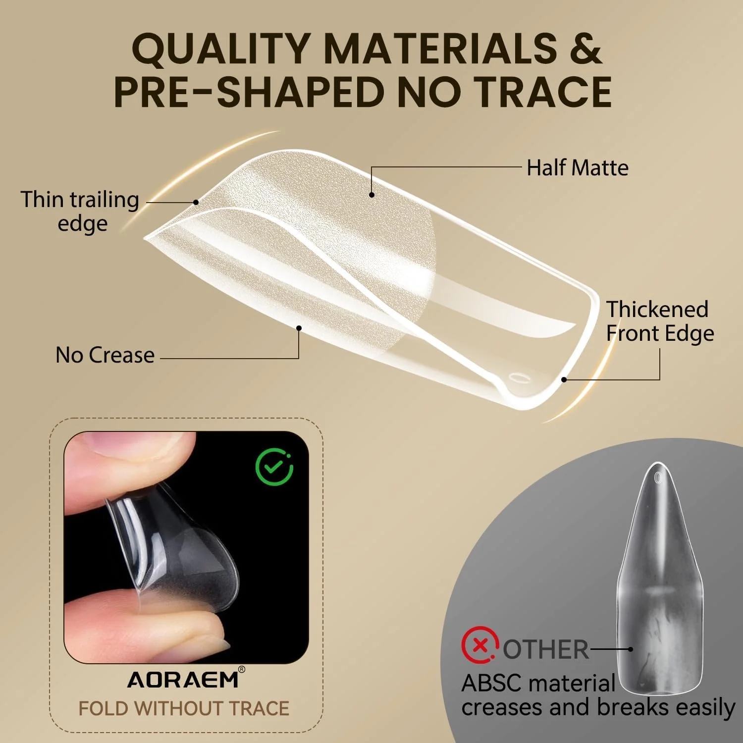 نکات ناخن مربعی AORAEM 600 عددی: نکات ناخن مصنوعی پوشش کامل، اکریلیک نرم و شفاف متوسط، 12 سایز ناخن مصنوعی با جعبه برای سالن ناخن DIY خانگی نکات ناخن مربعی AORAEM 600 عددی: نکات ناخن مصنوعی پوشش کامل، اکریلیک نرم و شفاف متوسط، 12 سایز ناخن مصنوعی با جعبه برای سالن ناخن DIY خانگی