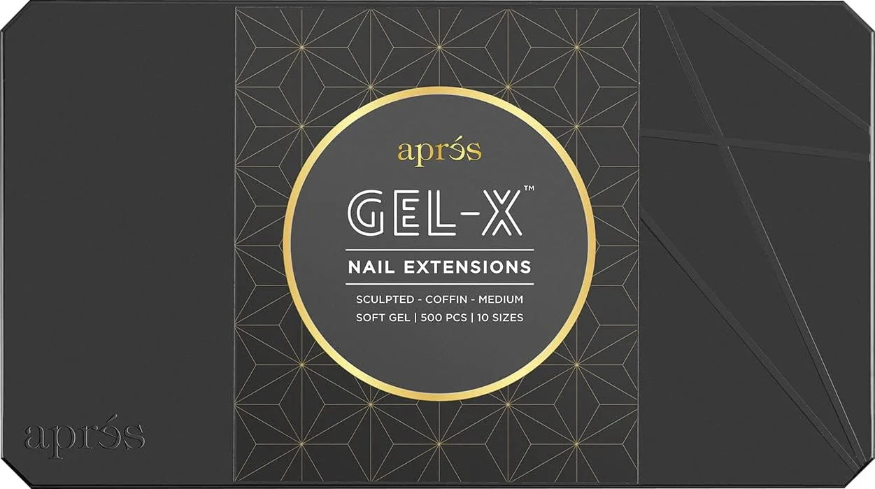 ست تیپ ژل ایکس APRÉS - مدل تابوتی تراشیده شده (M) ست تیپ ژل ایکس APRÉS - مدل تابوتی تراشیده شده (M)