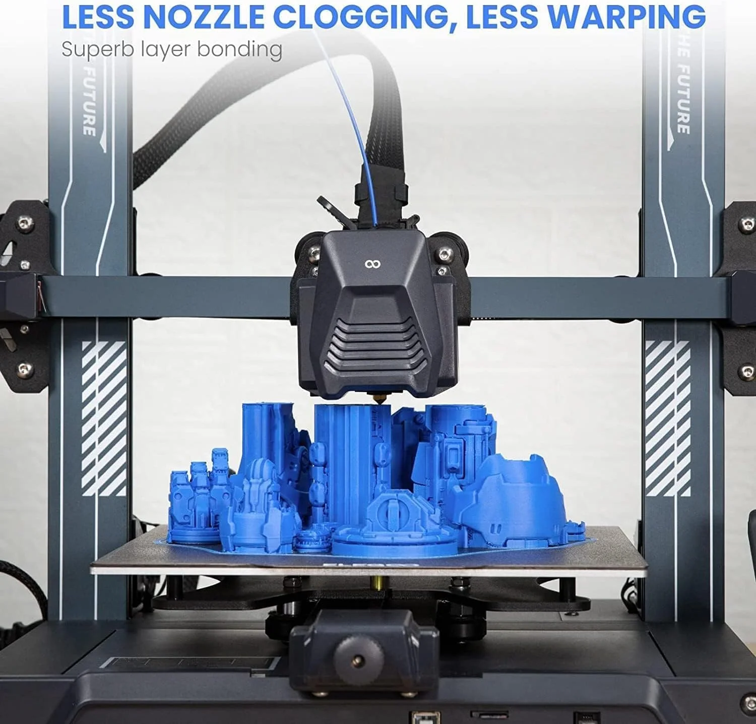 فیلامنت چوب ELEGOO PLA 1.75mm، فیلامنت پرینتر سه بعدی با دقت ابعادی +/- 0.02mm، اسپول مقوایی 1 کیلوگرمی (2.2 پوند) فیلامنت پرینت سه بعدی مناسب برای اکثر پرینترهای سه بعدی FDM