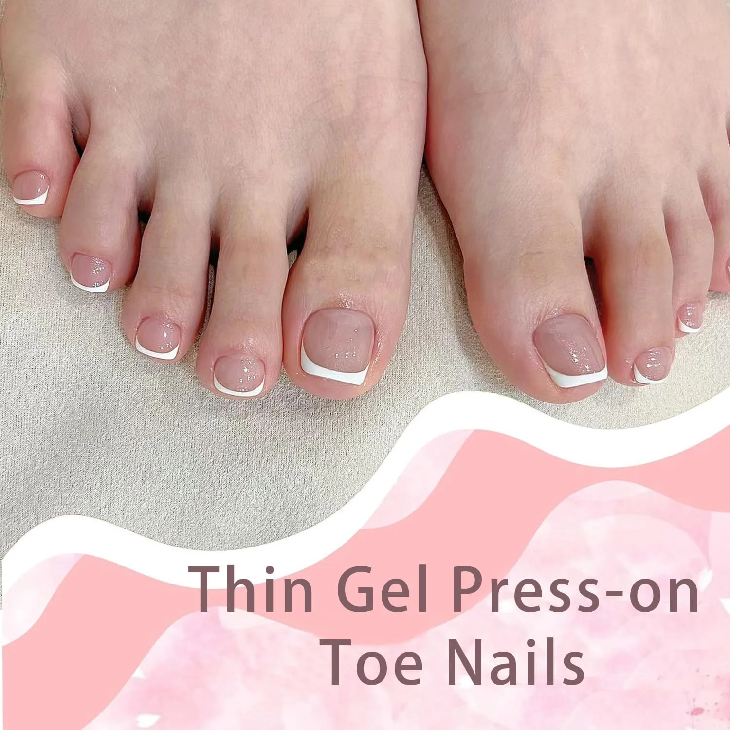 تیپ ناخن انگشت پا فرانسوی - ناخن های مصنوعی فرانسوی کوتاه، 240 عدد تیپ ناخن ژل نرم برهنه، ناخن های ژلی نوک فرانسوی برای طراحی ناخن DIY، 406 تیپ ناخن انگشت پا فرانسوی - ناخن های مصنوعی فرانسوی کوتاه، 240 عدد تیپ ناخن ژل نرم برهنه، ناخن های ژلی نوک فرانسوی برای طراحی ناخن DIY، 406