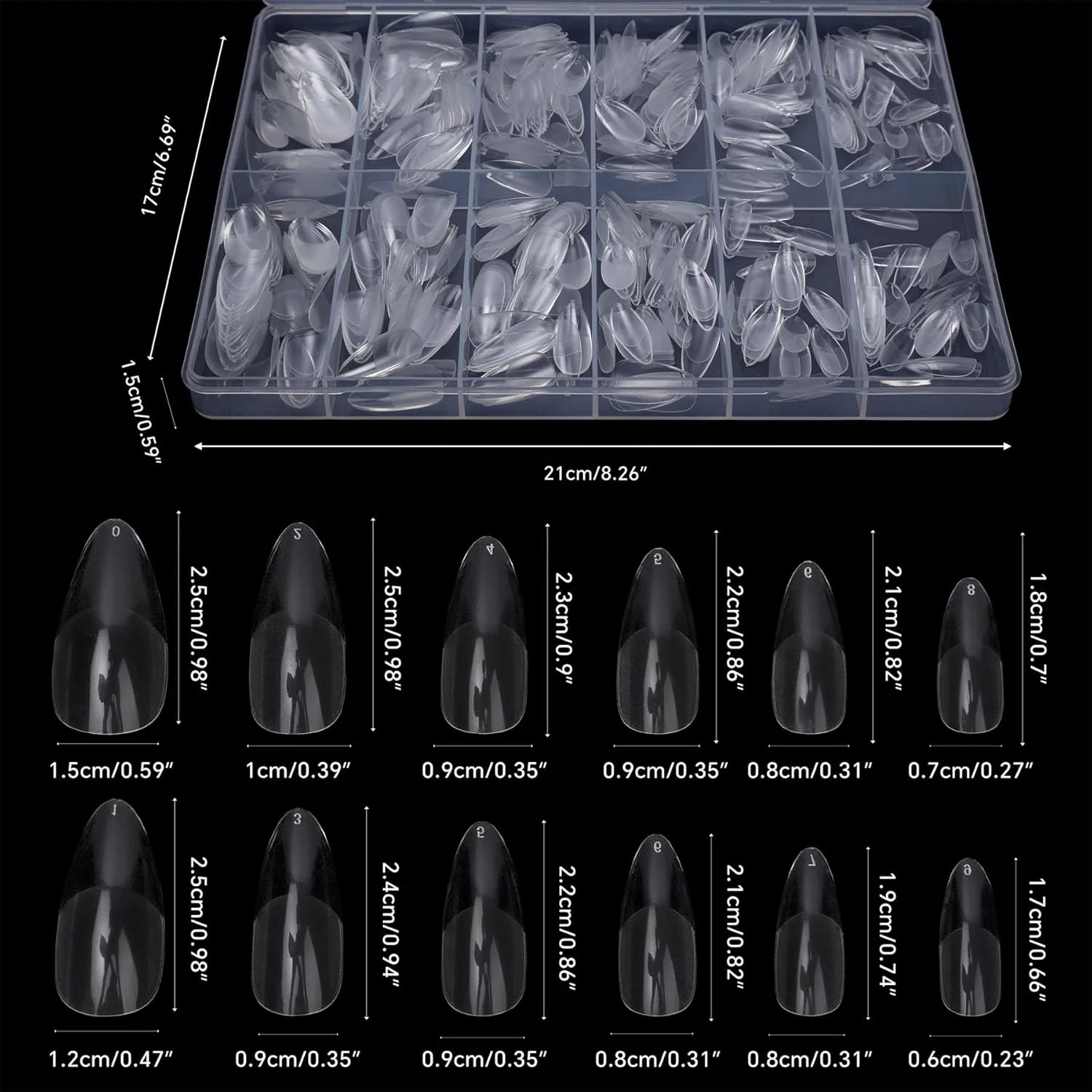 تیپ ناخن مصنوعی بادامی متوسط، تیپ ناخن ژلی پوشش کامل نرم برای اکستنشن ناخن، 12 سایز تیپ ناخن ژلی مات از پیش ساخته شده با جعبه، مناسب سالن ناخن تیپ ناخن مصنوعی بادامی متوسط، تیپ ناخن ژلی پوشش کامل نرم برای اکستنشن ناخن، 12 سایز تیپ ناخن ژلی مات از پیش ساخته شده با جعبه، مناسب سالن ناخن