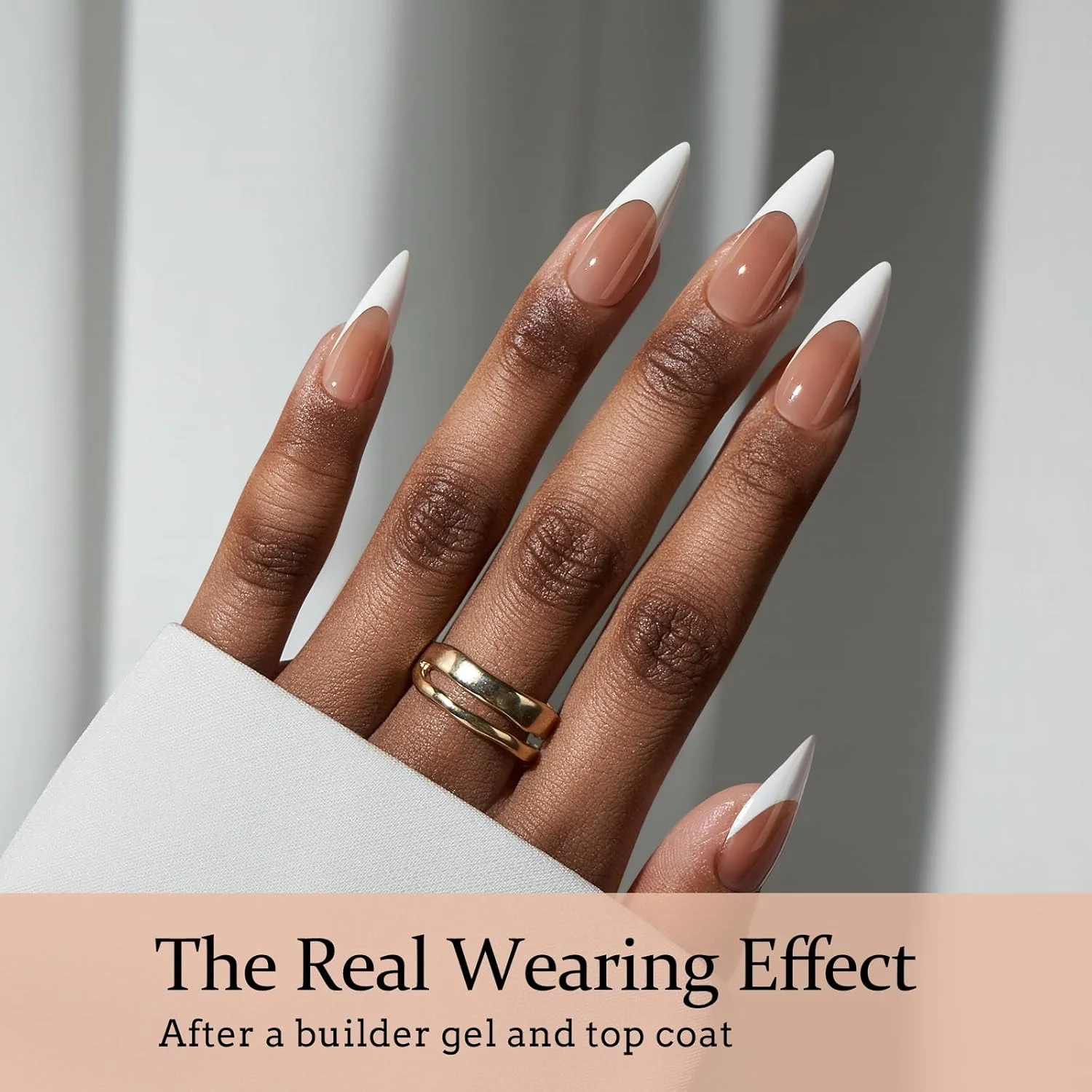 BTArtboxnails ناخن های ژلی فرنچ - ناخن مصنوعی فرنچ نوک قهوه ای بلند استیلتو XCOATTIPS، ناخن های مصنوعی برای طراحی ناخن BTArtboxnails ناخن های ژلی فرنچ - ناخن مصنوعی فرنچ نوک قهوه ای بلند استیلتو XCOATTIPS، ناخن های مصنوعی برای طراحی ناخن