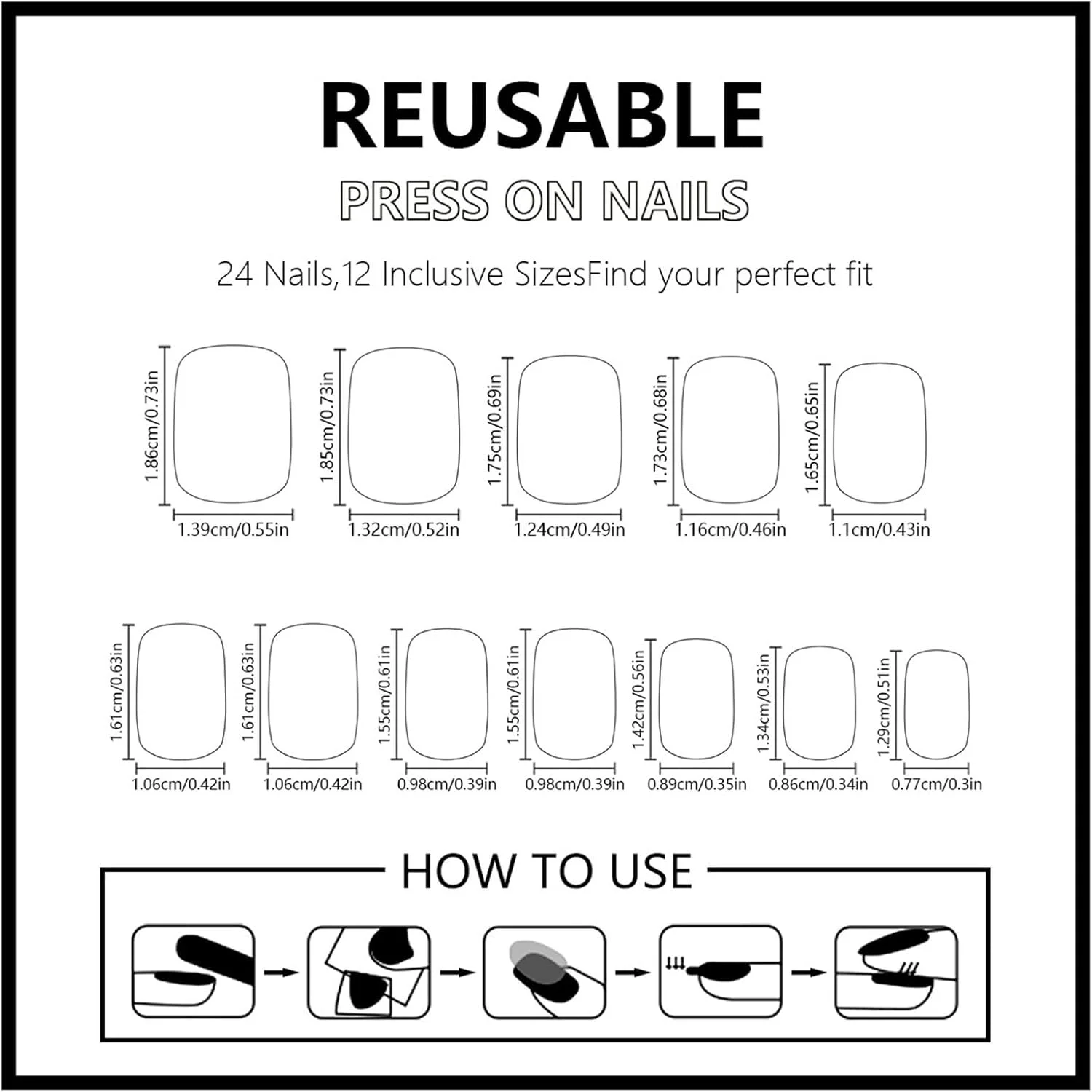 ناخن مصنوعی کوتاه مربعی طرح دانه برف و درخت کریسمس، پوشش کامل، چسبی، مناسب بانوان، اکسسوری ناخن تعطیلات