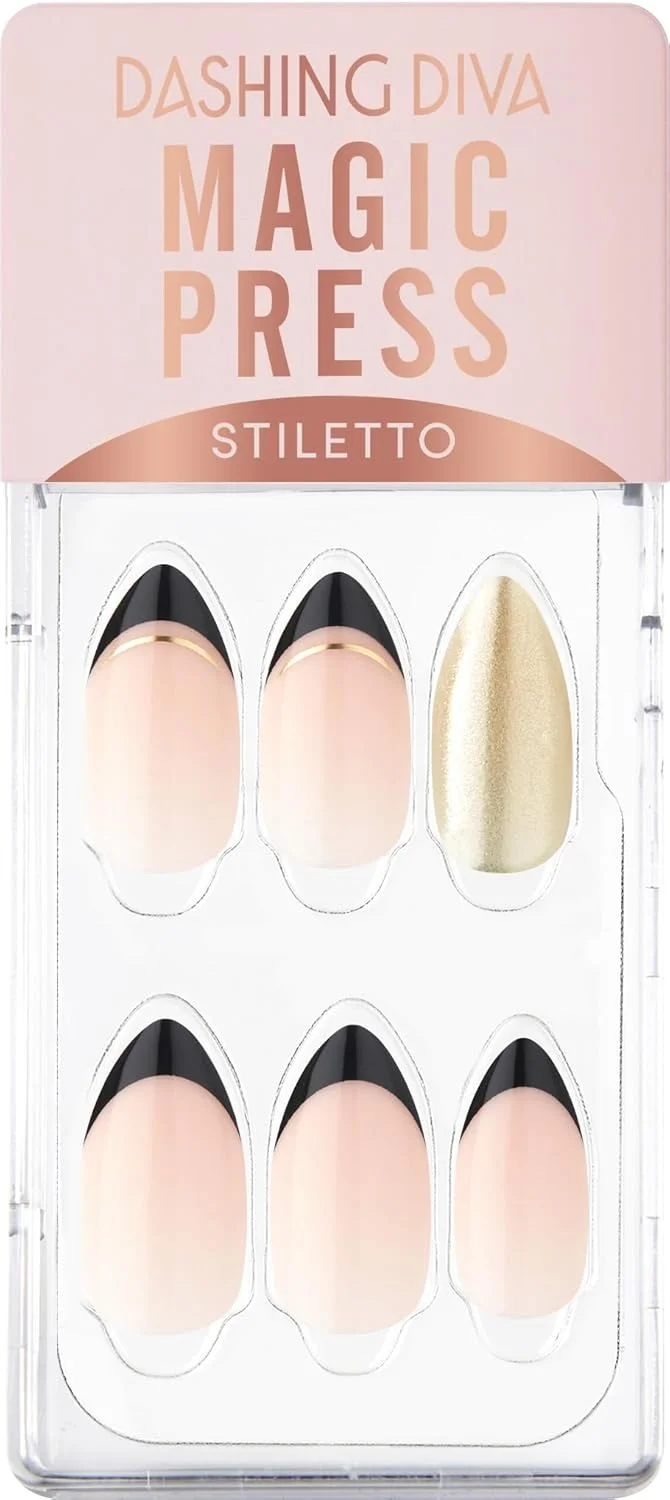 ناخن مصنوعی مجیک پرس طرح Black Edge از دشینگ دیوا ناخن مصنوعی مجیک پرس طرح Black Edge از دشینگ دیوا