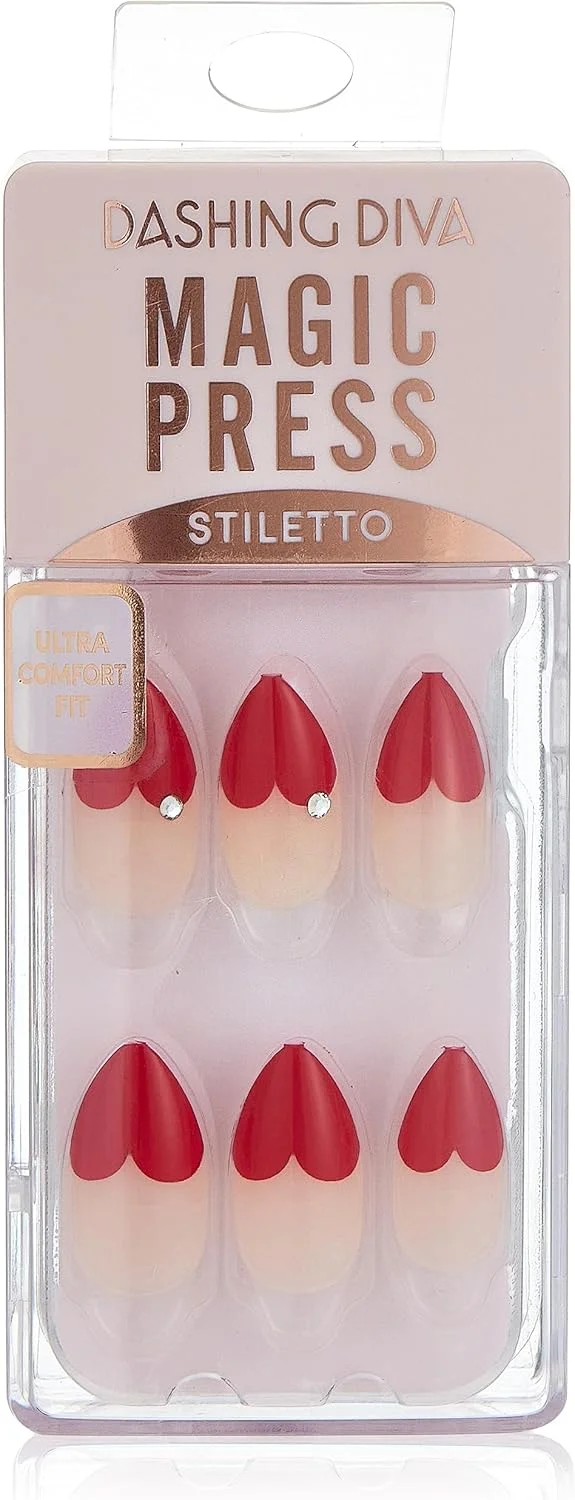 ناخن مصنوعی Magic Press طرح قلب فرانسوی ناخن مصنوعی Magic Press طرح قلب فرانسوی