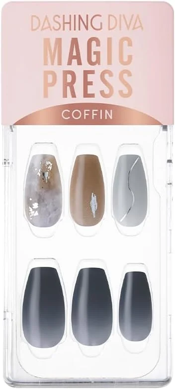 ناخن مصنوعی گلدار سفید مدل Cloud Bloom از Dashing Diva، بسته 30 عددی ناخن مصنوعی گلدار سفید مدل Cloud Bloom از Dashing Diva، بسته 30 عددی