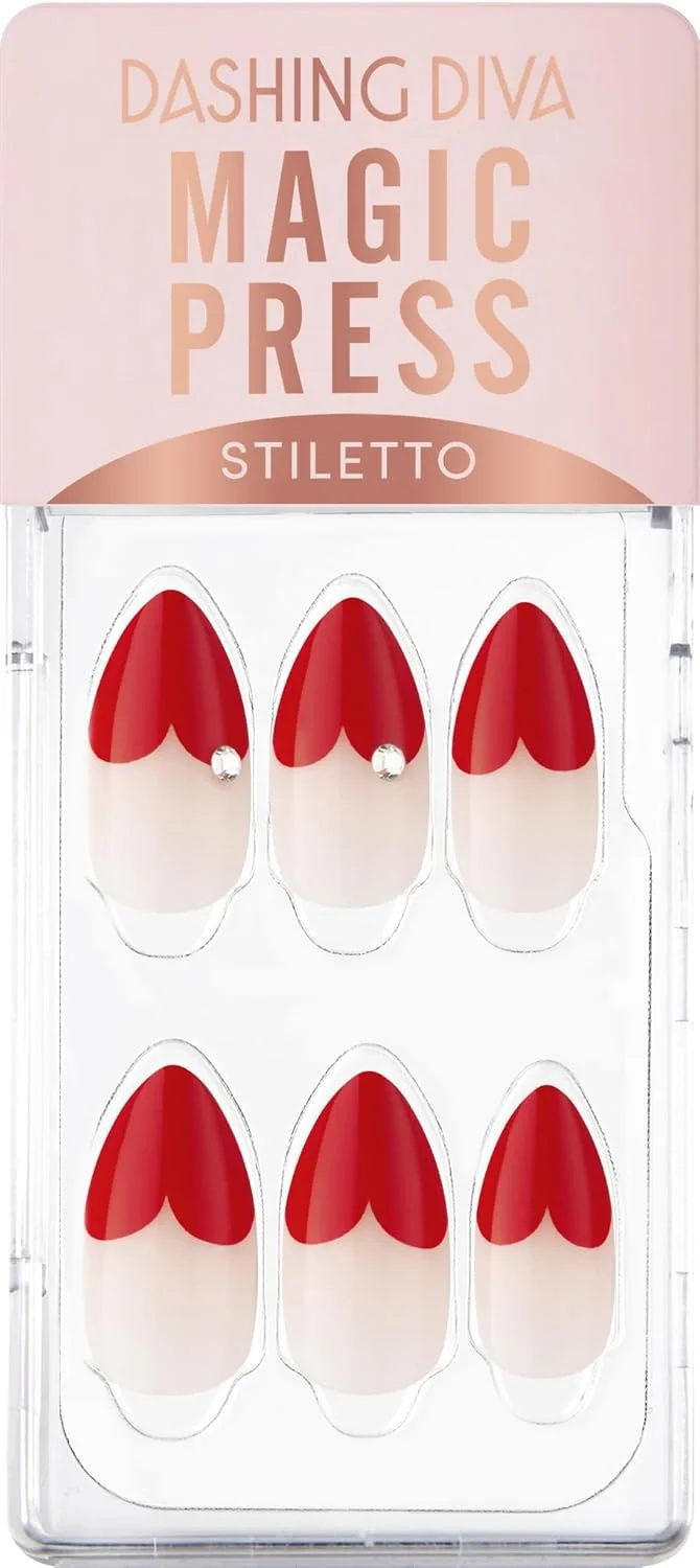 ناخن مصنوعی Magic Press طرح قلب فرانسوی ناخن مصنوعی Magic Press طرح قلب فرانسوی