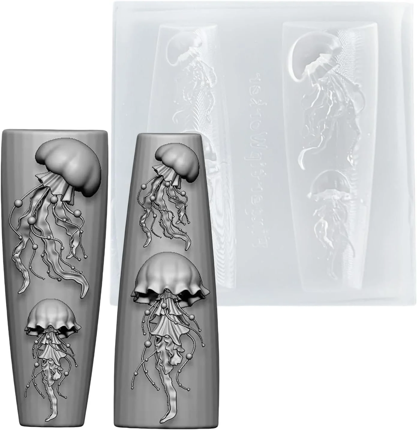 ابزار طراحی ناخن سیلیکونی انعطاف پذیر برای طرح های خلاقانه، مقاوم و نرم، لوازم جانبی قابل حمل برای استفاده حرفه ای یا خانگی، هنر ناخن قابل استفاده مجدد