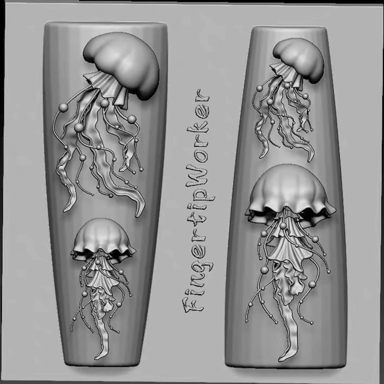 ابزار طراحی ناخن سیلیکونی انعطاف پذیر برای طرح های خلاقانه، مقاوم و نرم، لوازم جانبی قابل حمل برای استفاده حرفه ای یا خانگی، هنر ناخن قابل استفاده مجدد