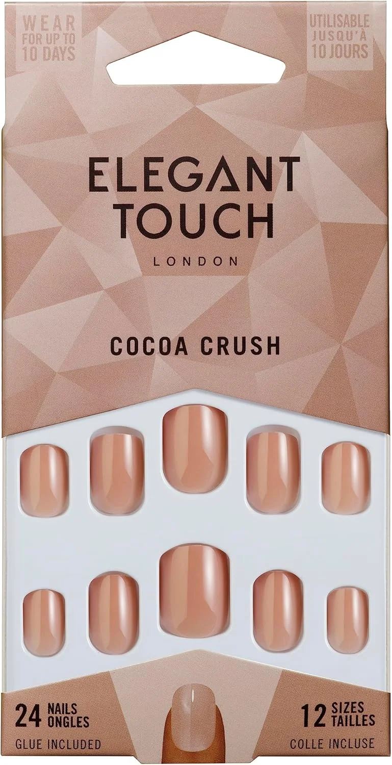ناخن های لمس ظریف مدل Cocoa Crush