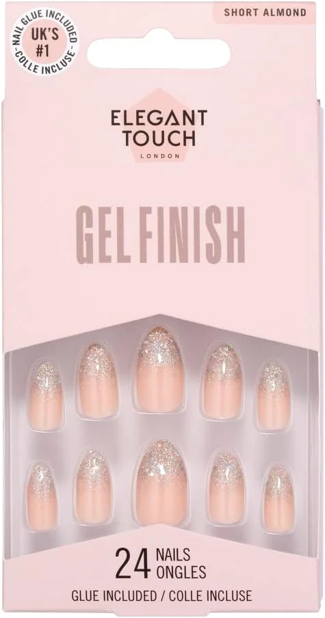 ناخن مصنوعی Elegant Touch مدل Luxes Looks V-I-Please (نوک تیز کوتاه) Elegant Touch 21 گرم