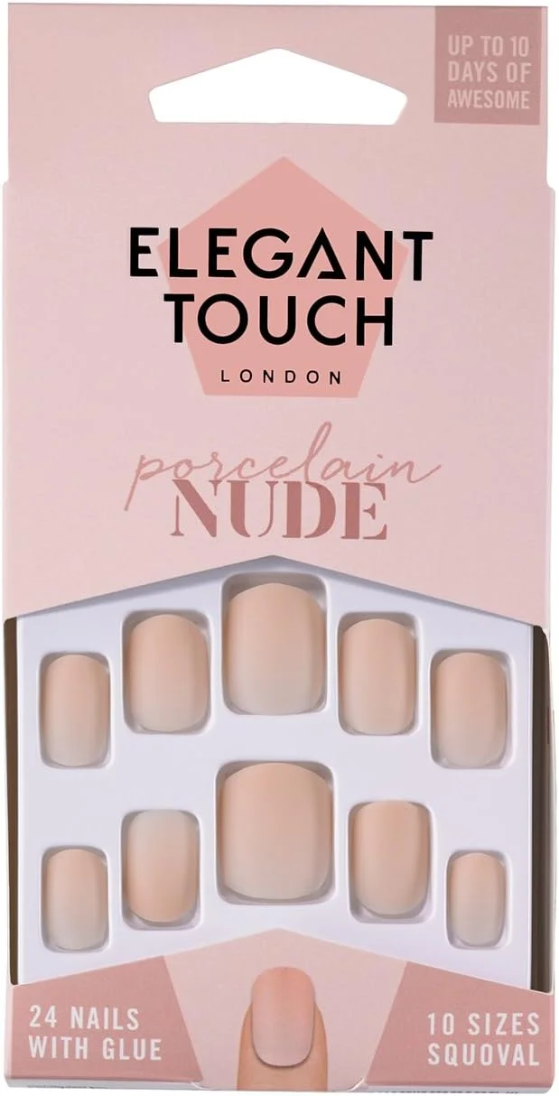 مجموعه ناخن های رنگ بدن شیک، رنگ چینی