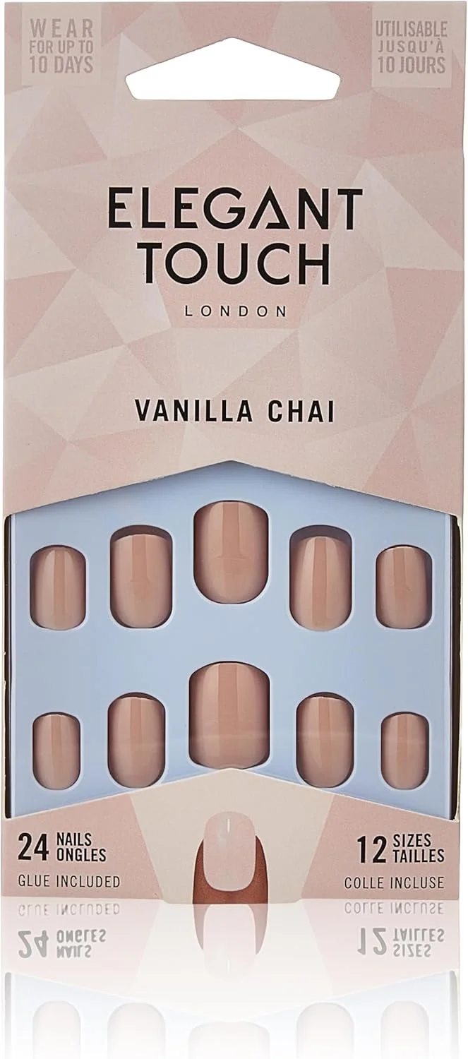 ناخن های شیری وانیلی Elegant Touch